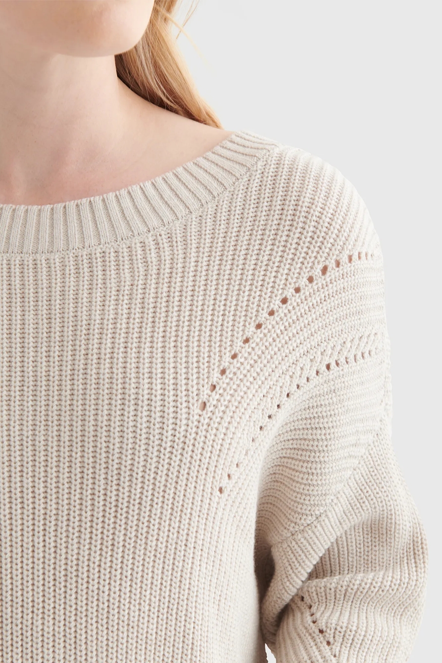 CROPPED RIB-KNIT PULLOVER REVERSIBLE SWEATER, image 4