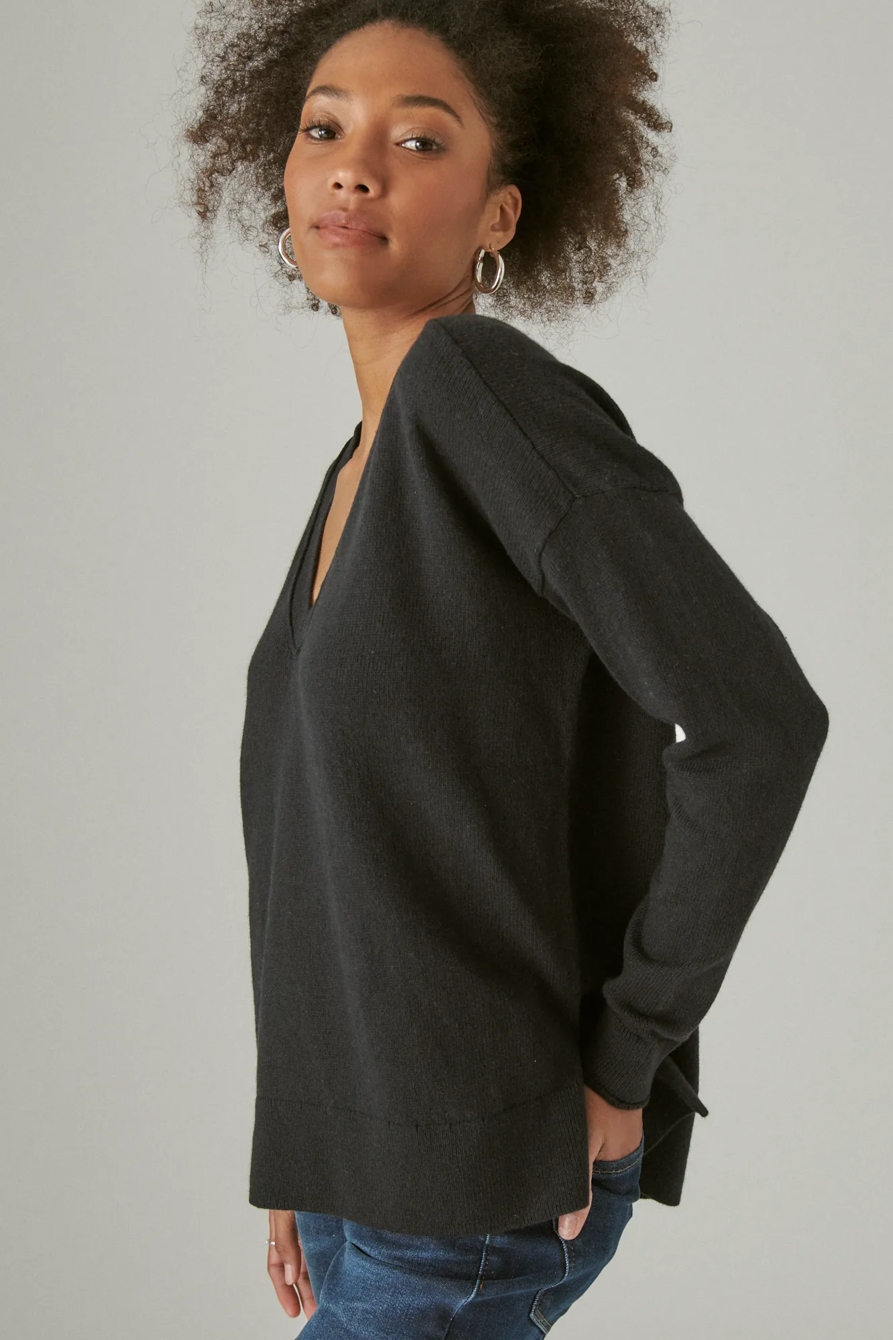 V NECK SWEATER, image 3