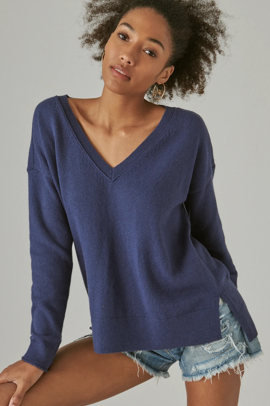V NECK SWEATER, image 6