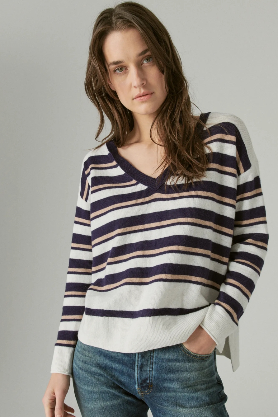 V NECK SWEATER, image 1