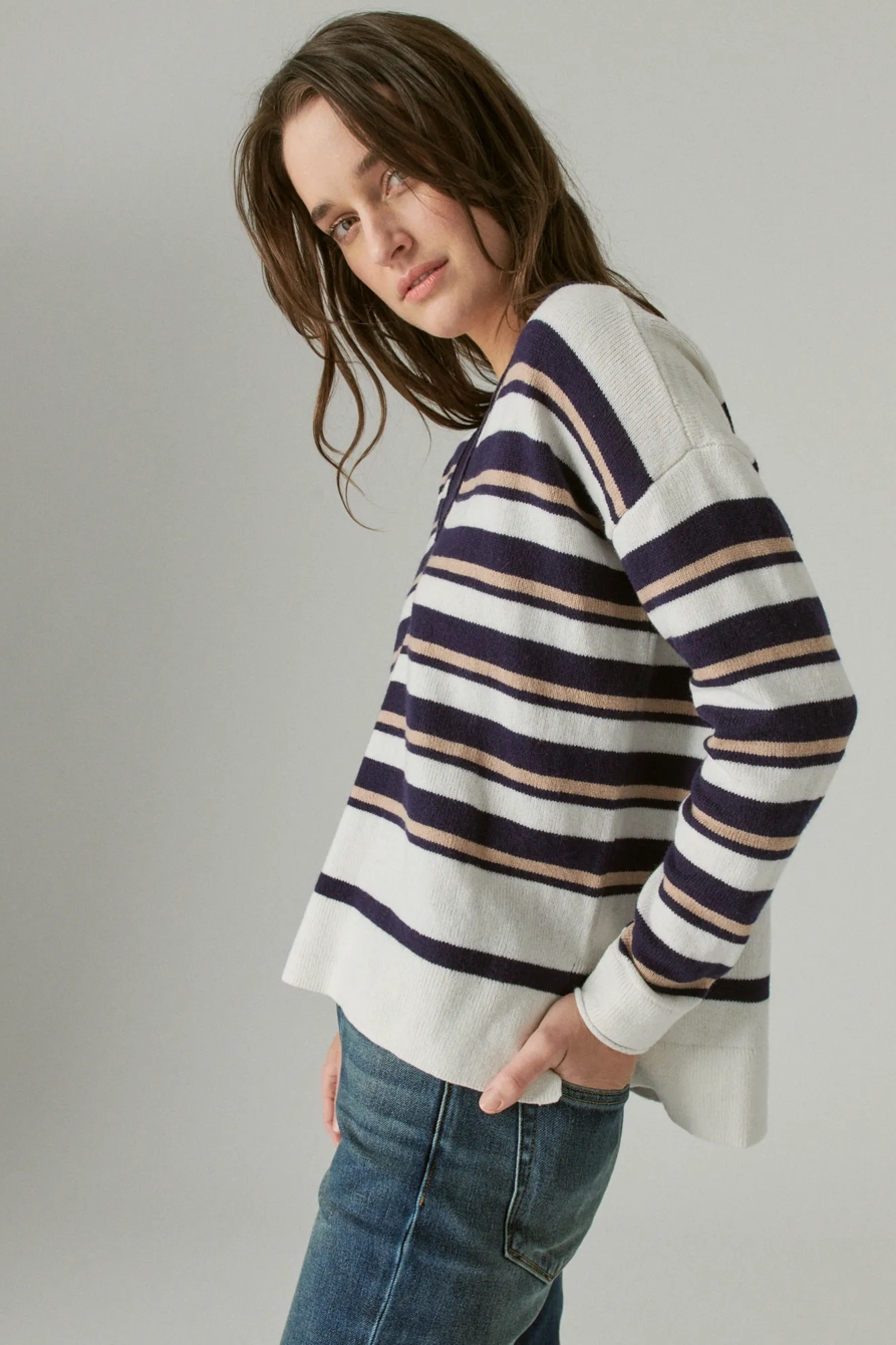 V NECK SWEATER, image 4