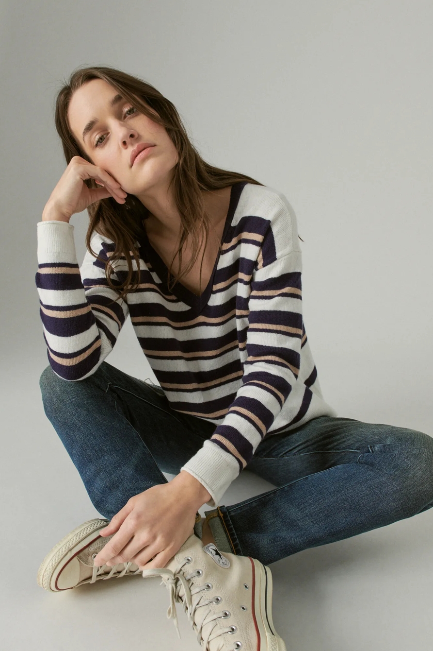 V NECK SWEATER, image 6