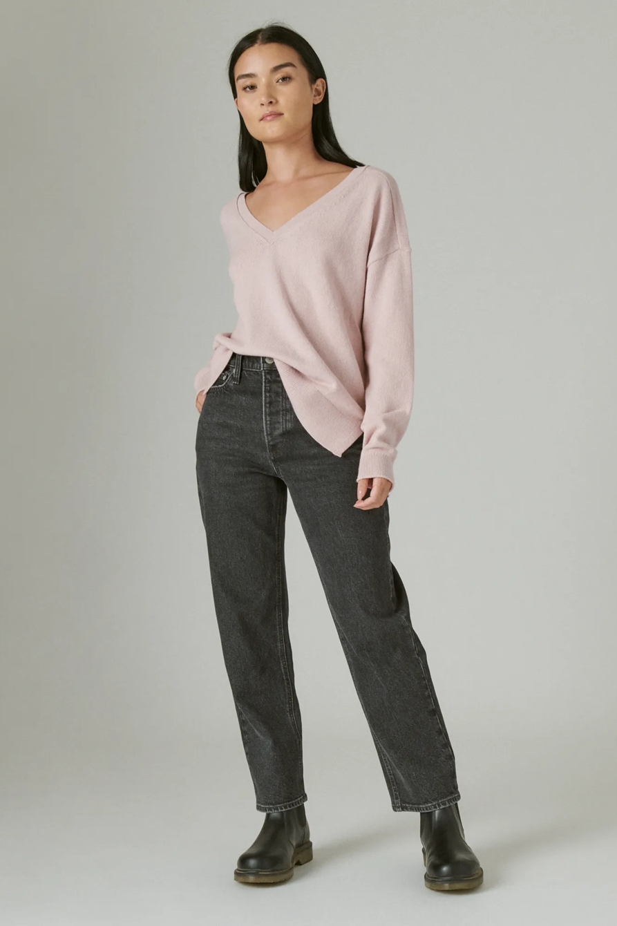 V NECK SWEATER, image 2