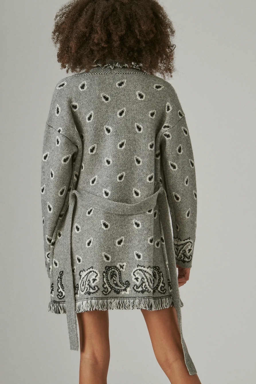BANDANA CARDIGAN | Lucky Brand