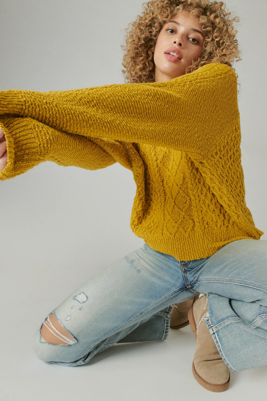 CABLE CREW SWEATER, image 6
