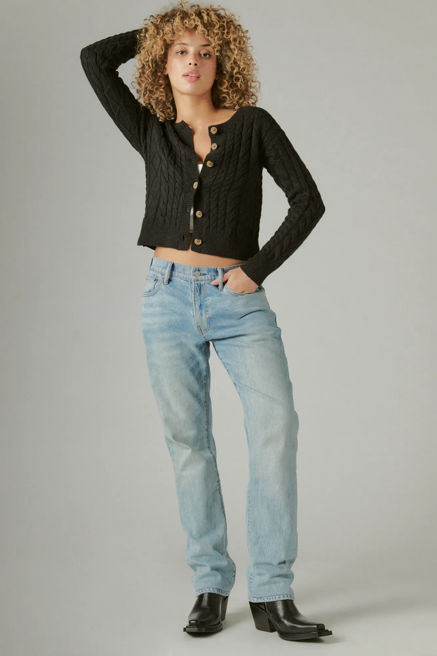 CABLE CARDIGAN TOP, image 2