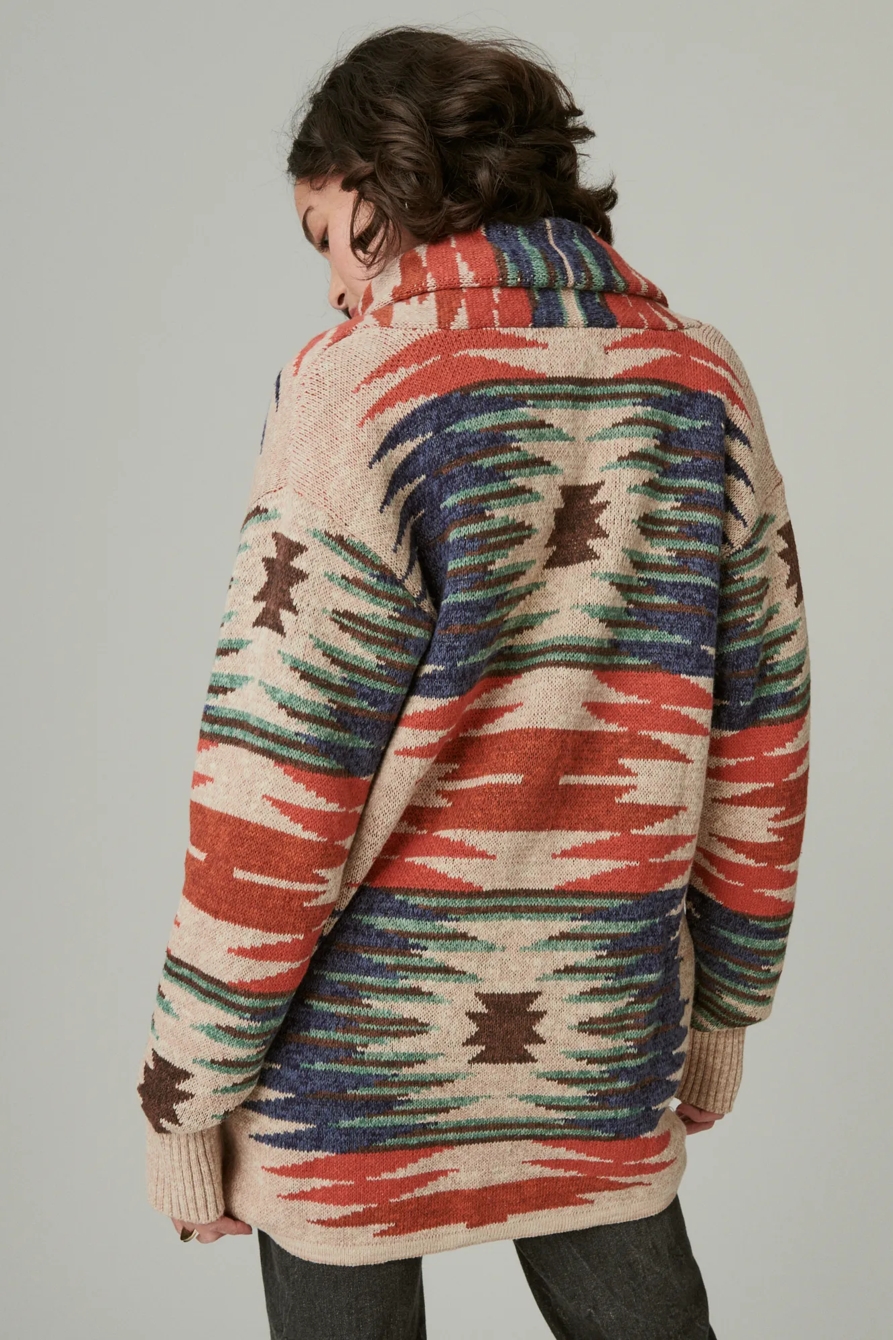 SOUTHWESTERN SWEATER CARDIGAN, image 3