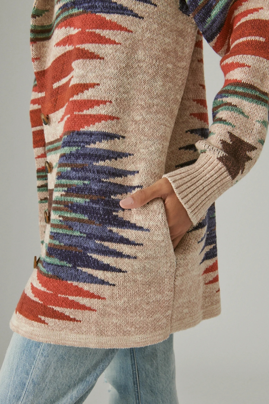 SOUTHWESTERN SWEATER CARDIGAN, image 5