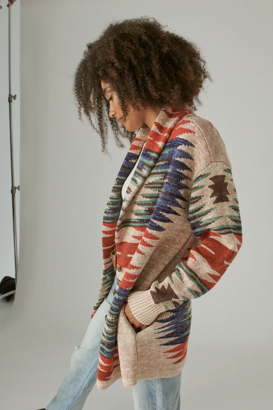 SOUTHWESTERN SWEATER CARDIGAN, image 6