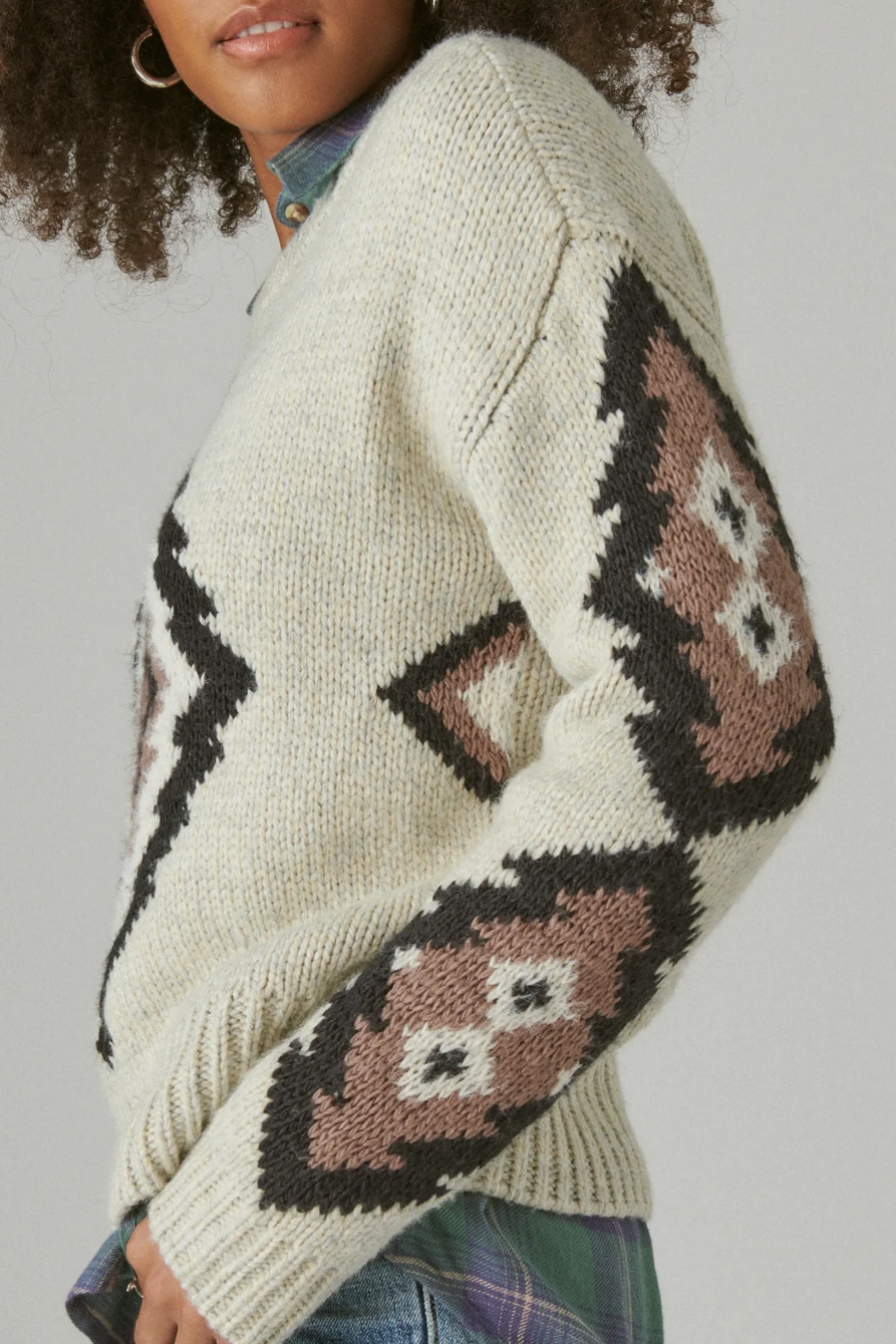 AZTEC CREW SWEATER, image 5
