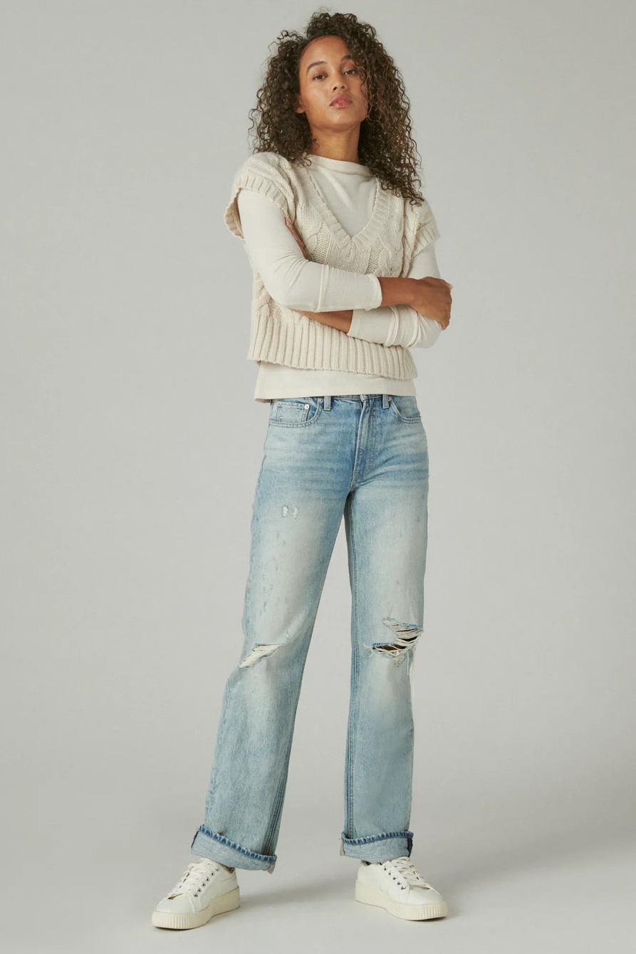 CABLE SWEATER VEST, image 2