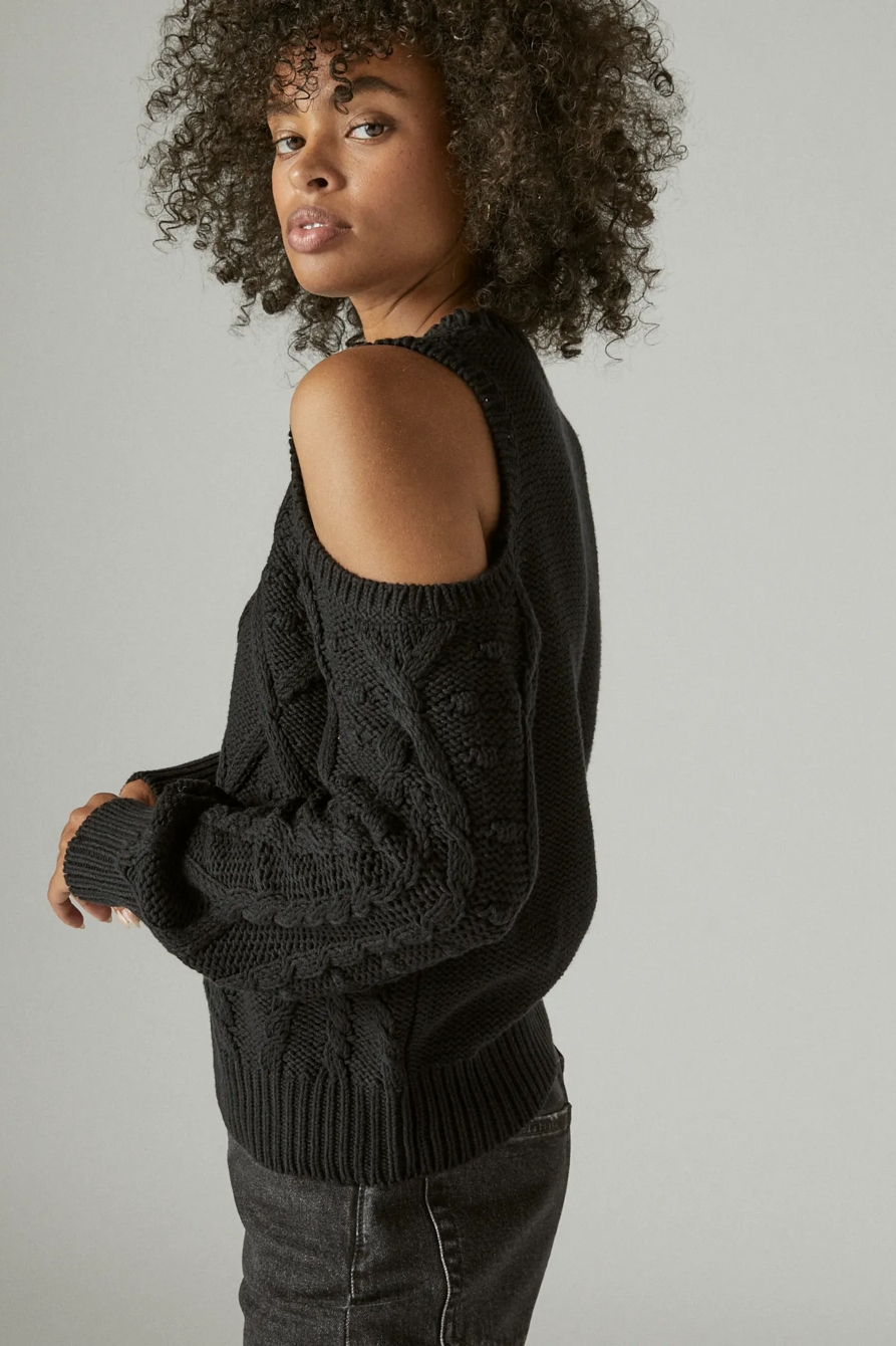 COLD SHOULDER SWEATER, image 3