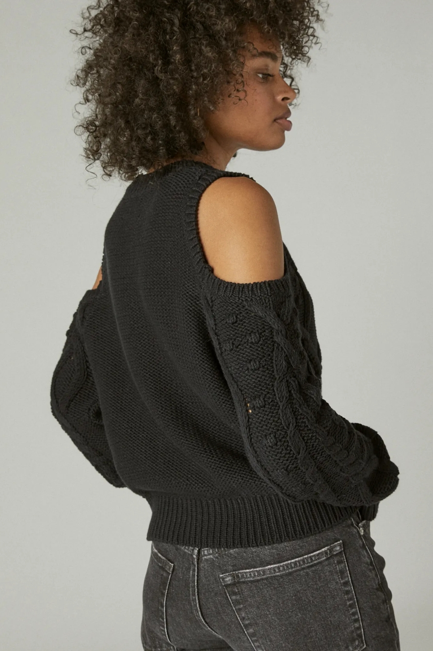 COLD SHOULDER SWEATER, image 4