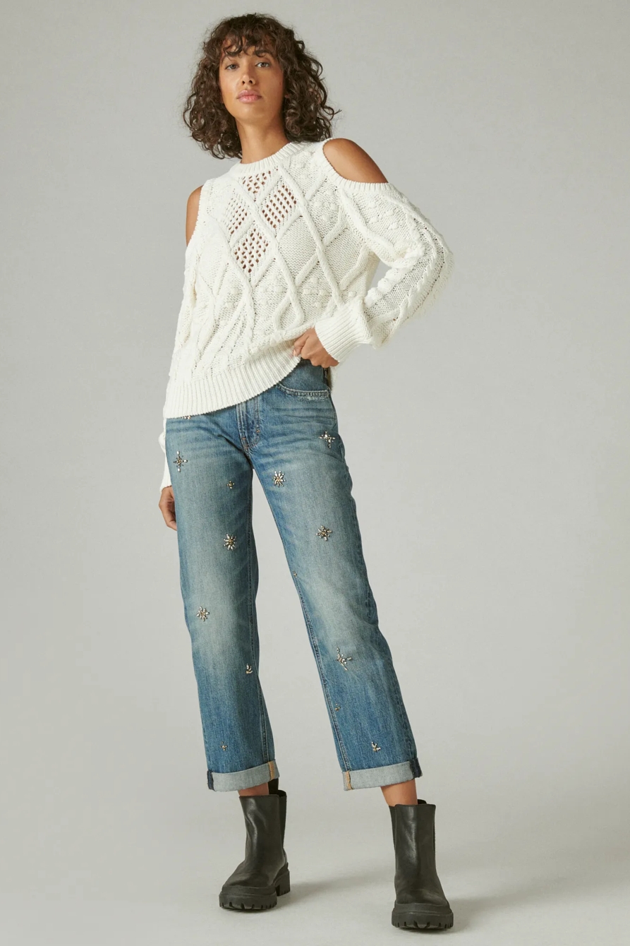 COLD SHOULDER SWEATER, image 2