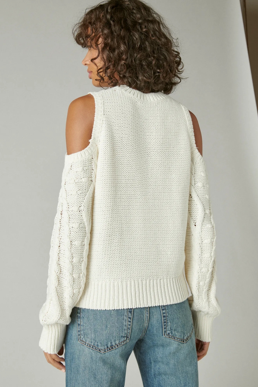COLD SHOULDER SWEATER, image 4