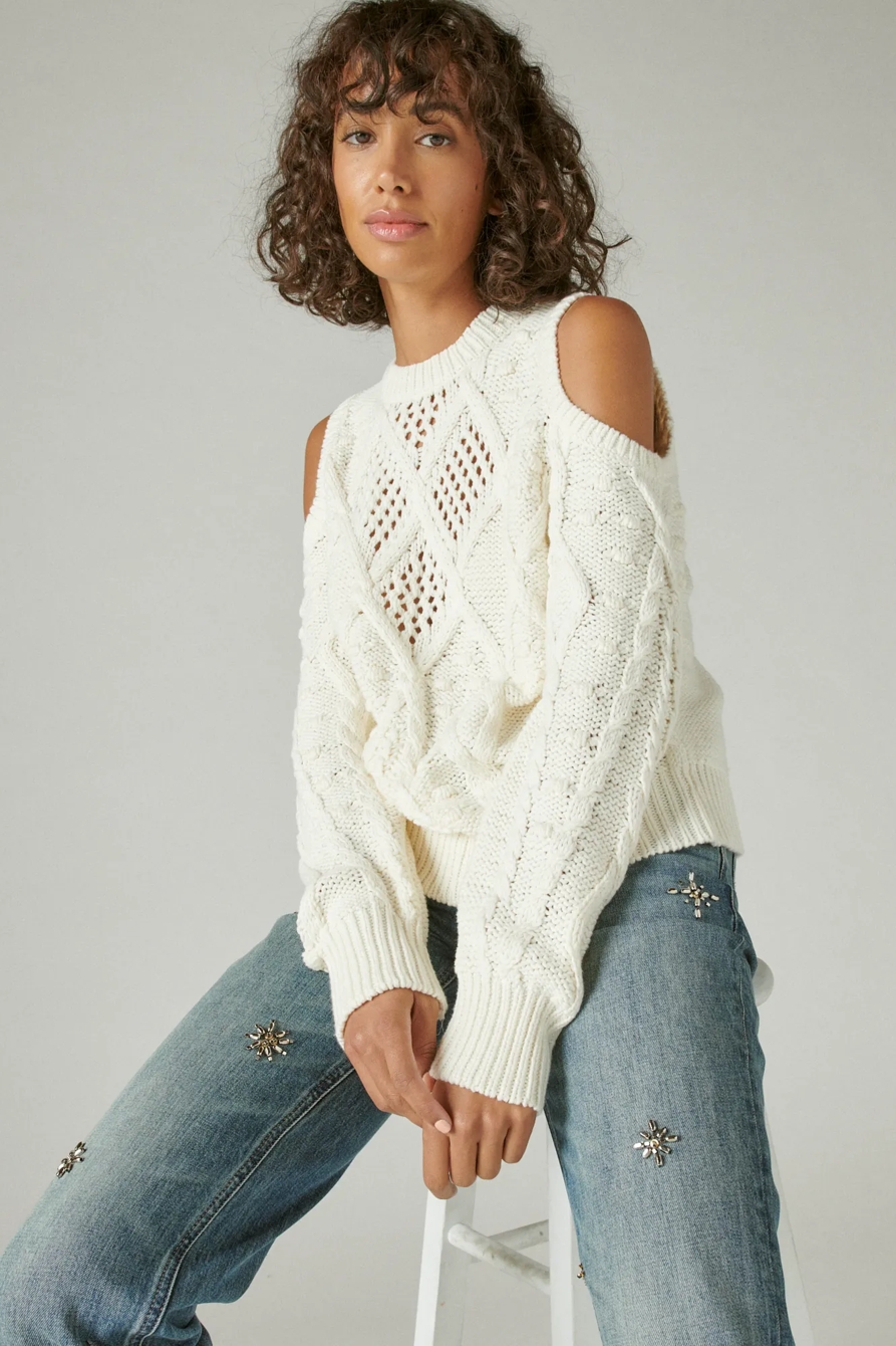 COLD SHOULDER SWEATER, image 6