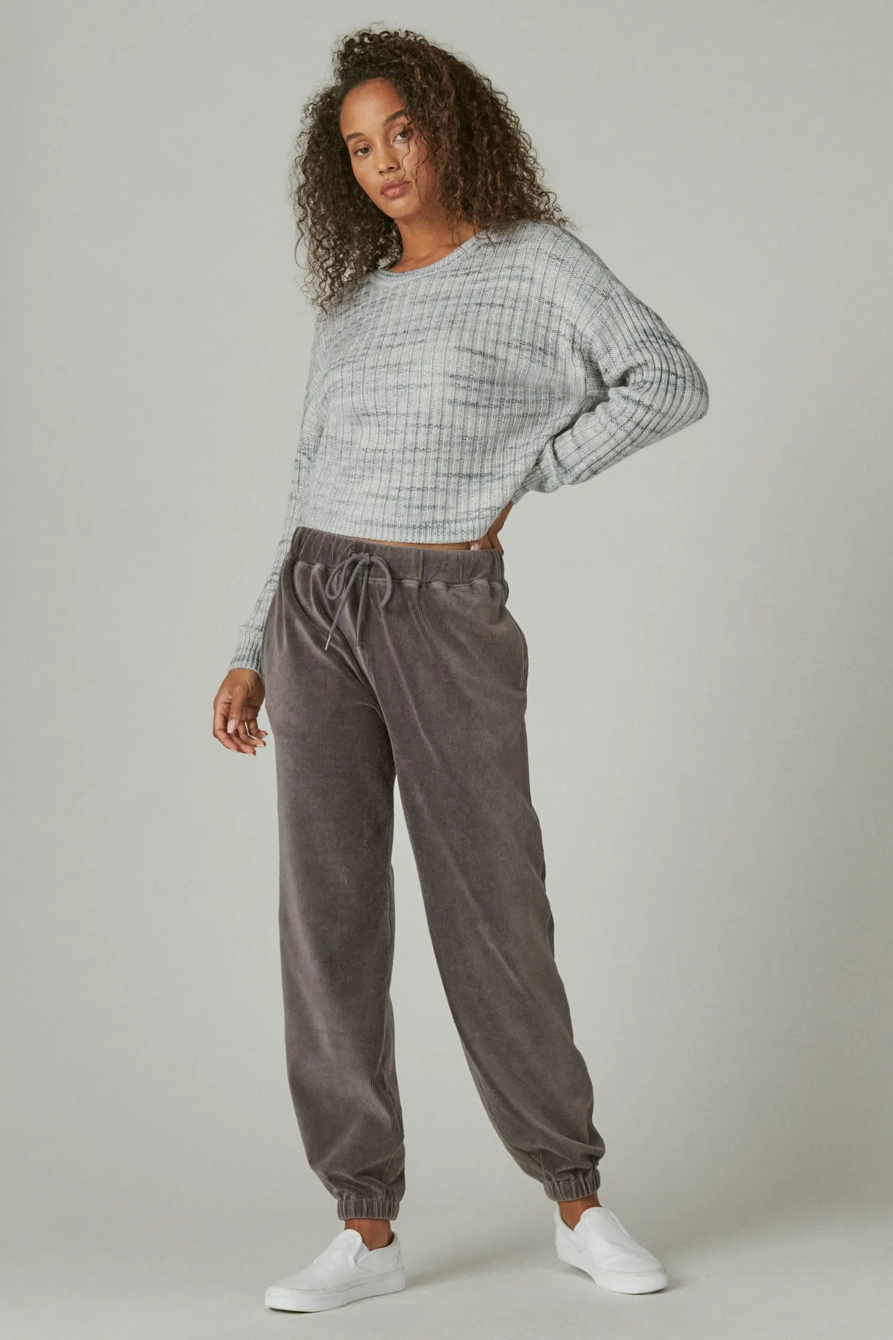SPACEDYE BOXY SWEATER, image 2