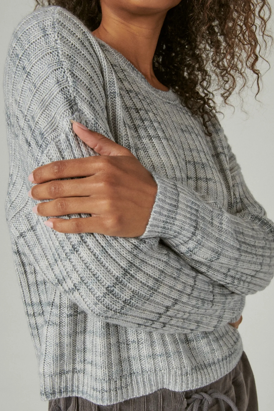 SPACEDYE BOXY SWEATER, image 5