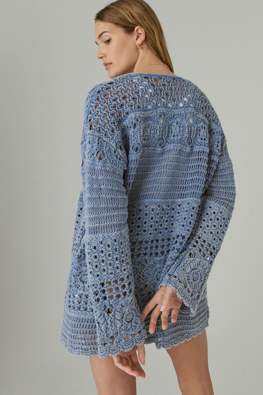 OPEN CROCHET CARDIGAN, image 3