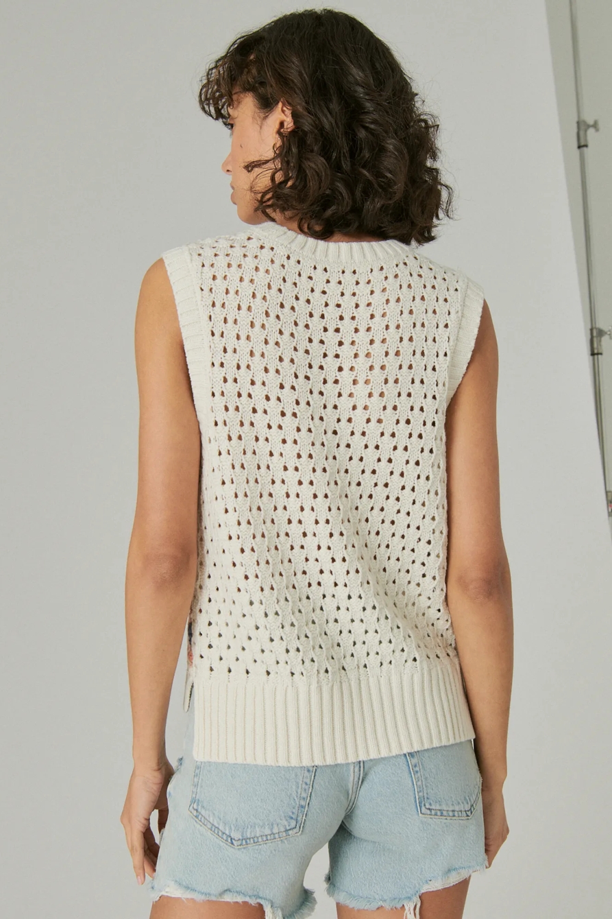 CROCHET GEO SWEATER TANK, image 4
