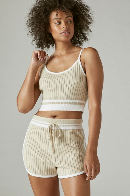 KNIT RIBBED SWEATER TANK, image 1