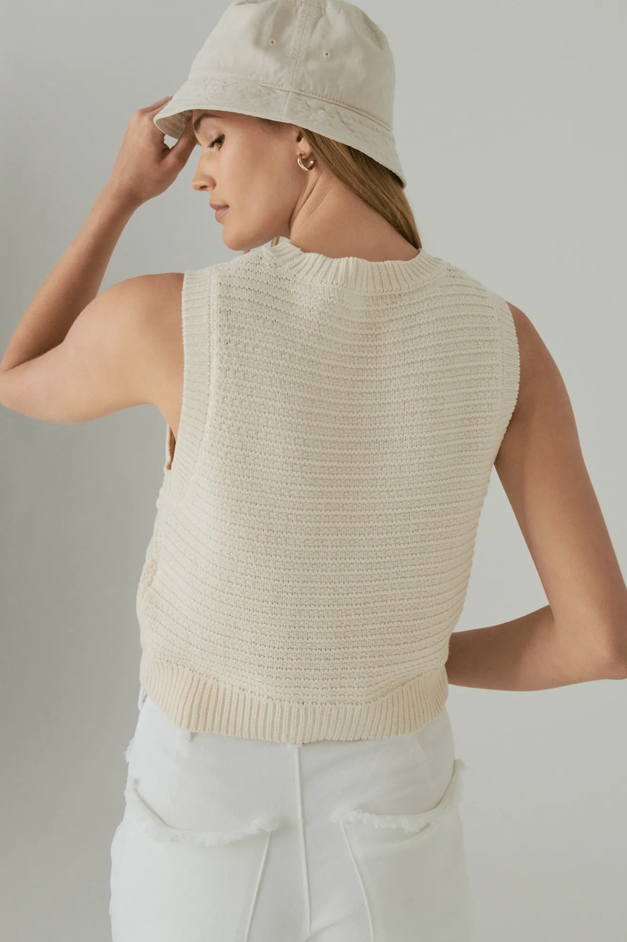 KNIT SWEATER VEST, image 3