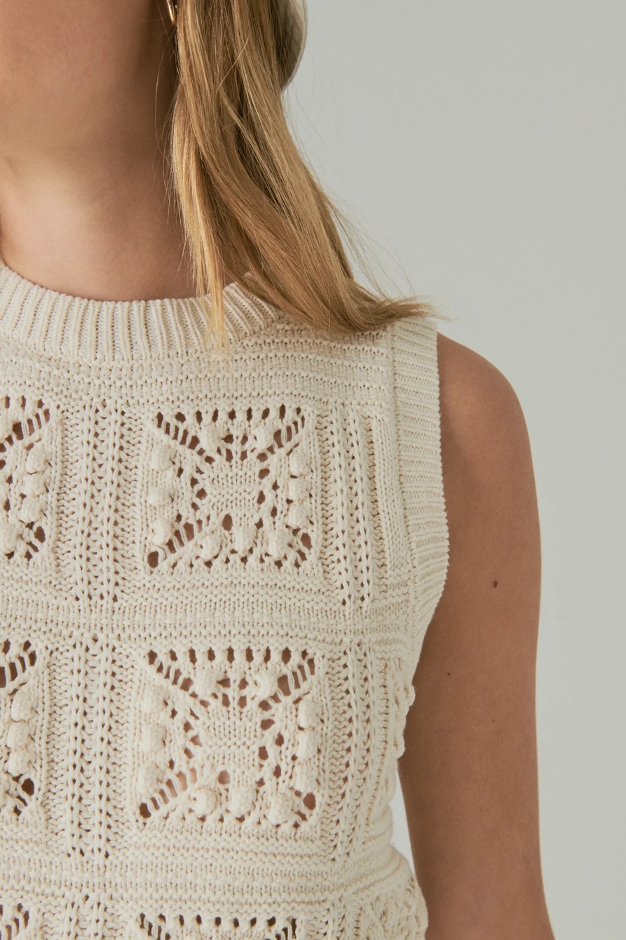KNIT SWEATER VEST, image 4