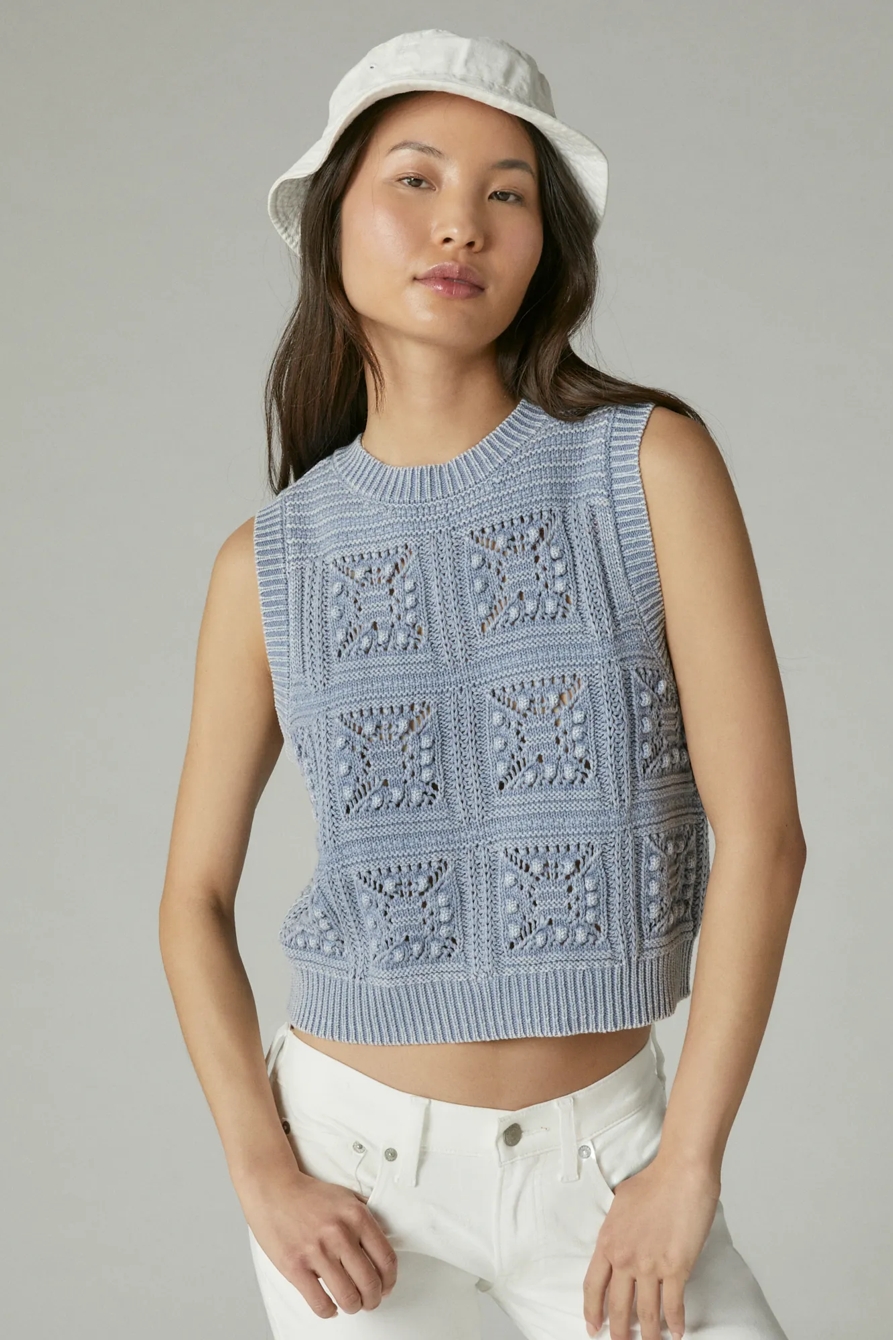KNIT SWEATER VEST, image 2