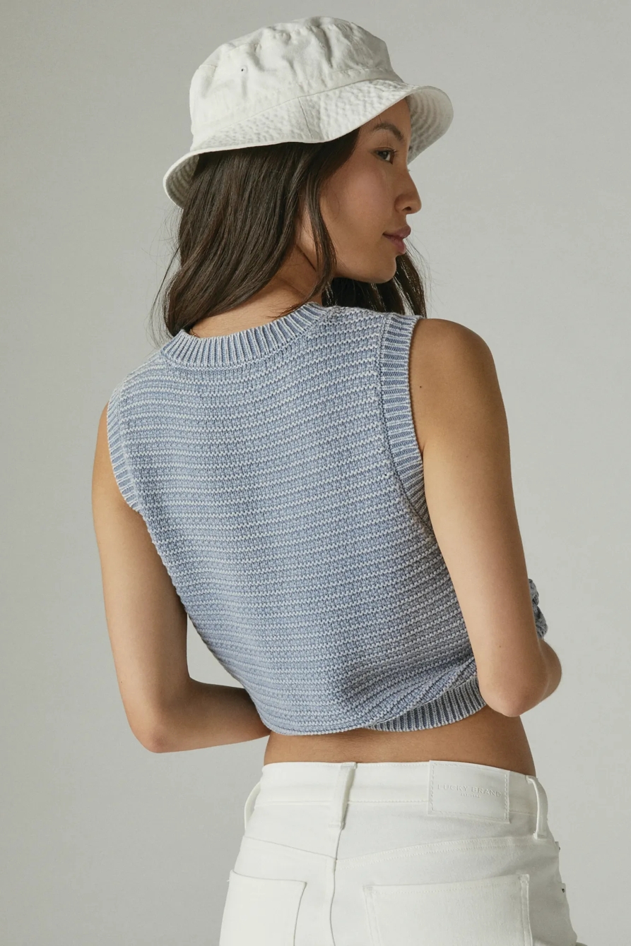 KNIT SWEATER VEST, image 3