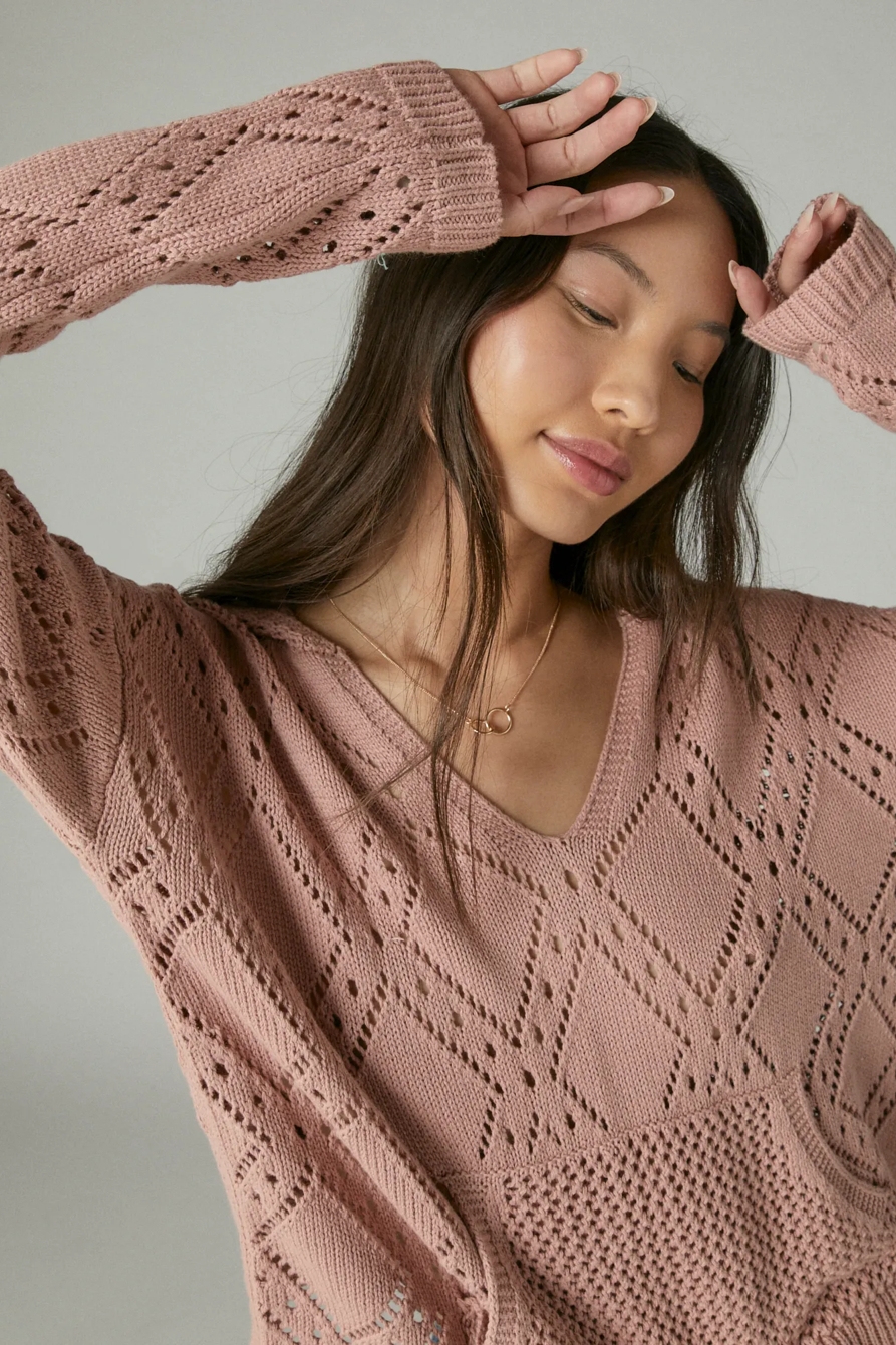 POINTELLE HOODED PULLOVER, image 4