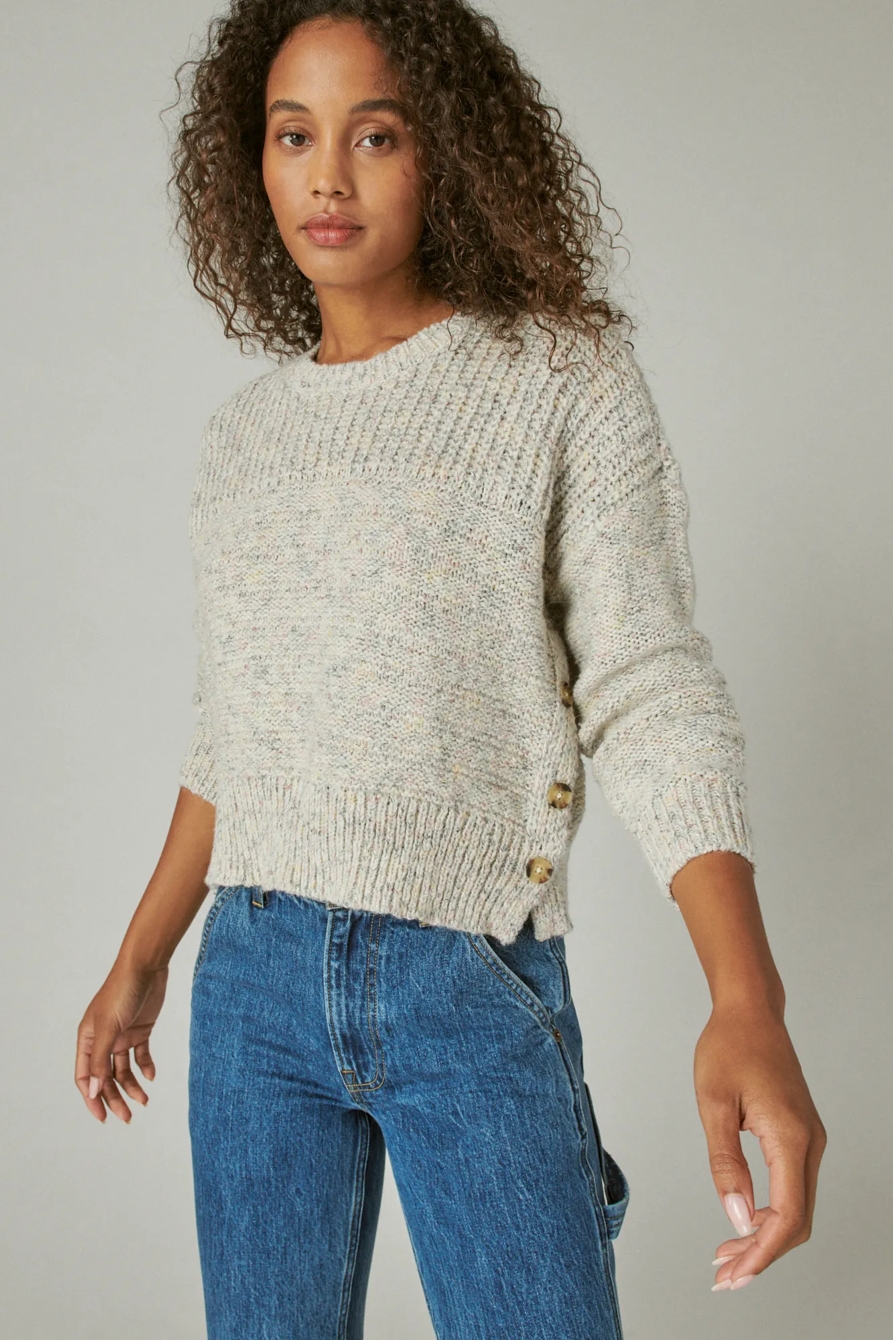 BUTTON SIDE PULLOVER, image 1