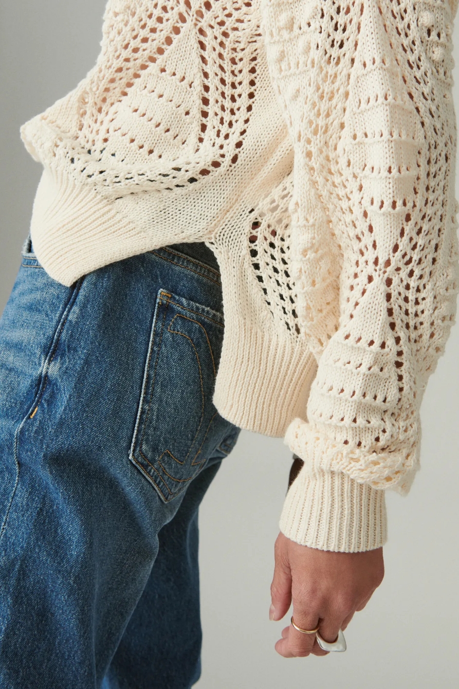 OPEN STITCH PULLOVER SWEATER, image 4