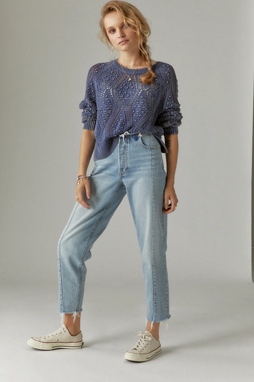OPEN STITCH PULLOVER SWEATER, image 4