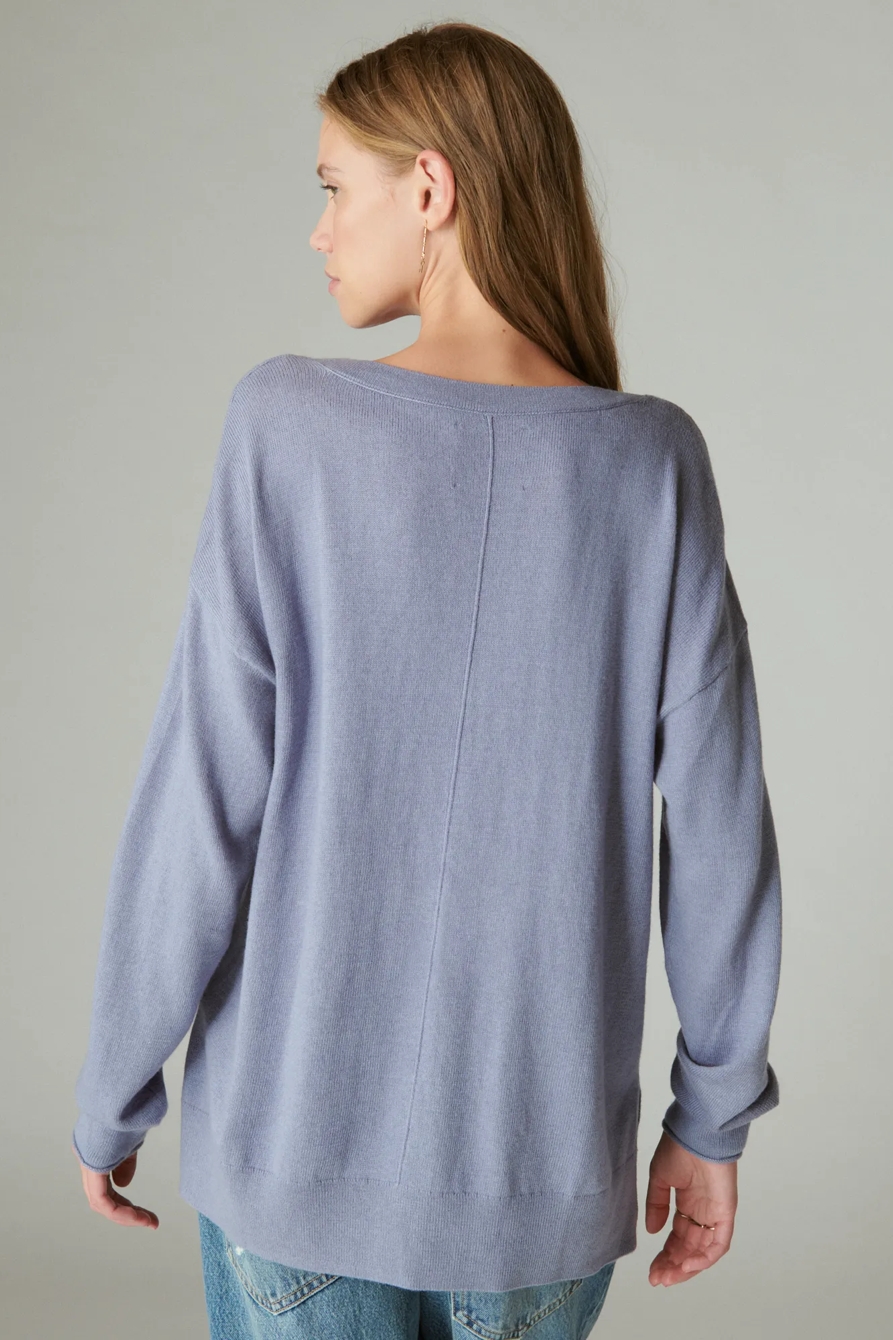 CLOUD SOFT V NECK SWEATER | Lucky Brand CLOUD SOFT V NECK SWEATER | Lucky Brand