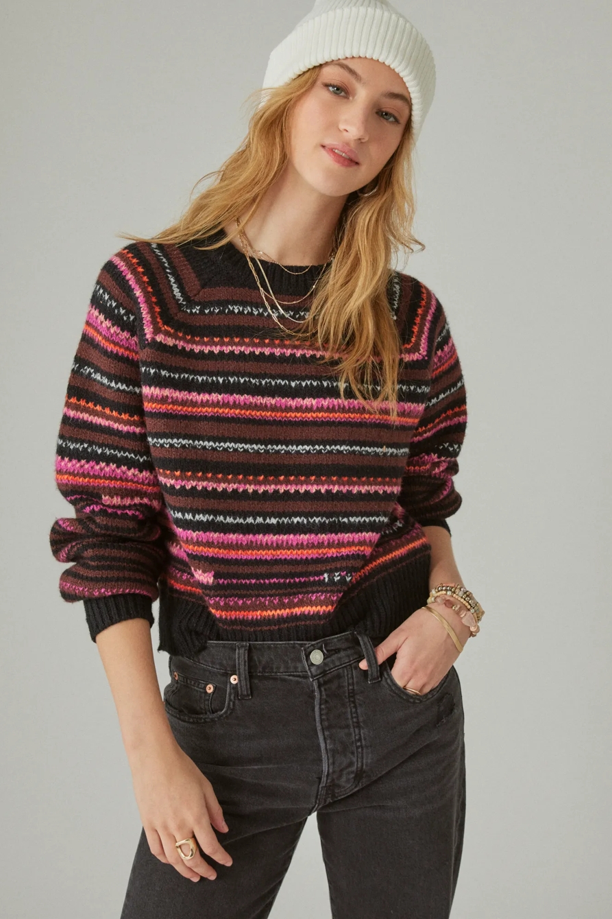 SPACEDYE CREW SWEATER, image 2
