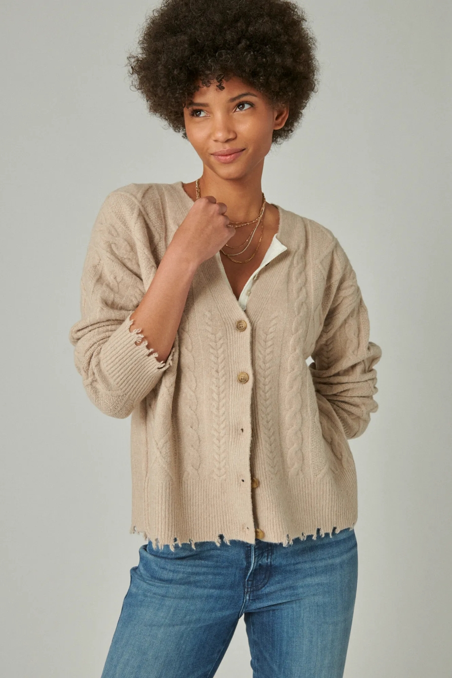 CABLE CARDIGAN, image 2