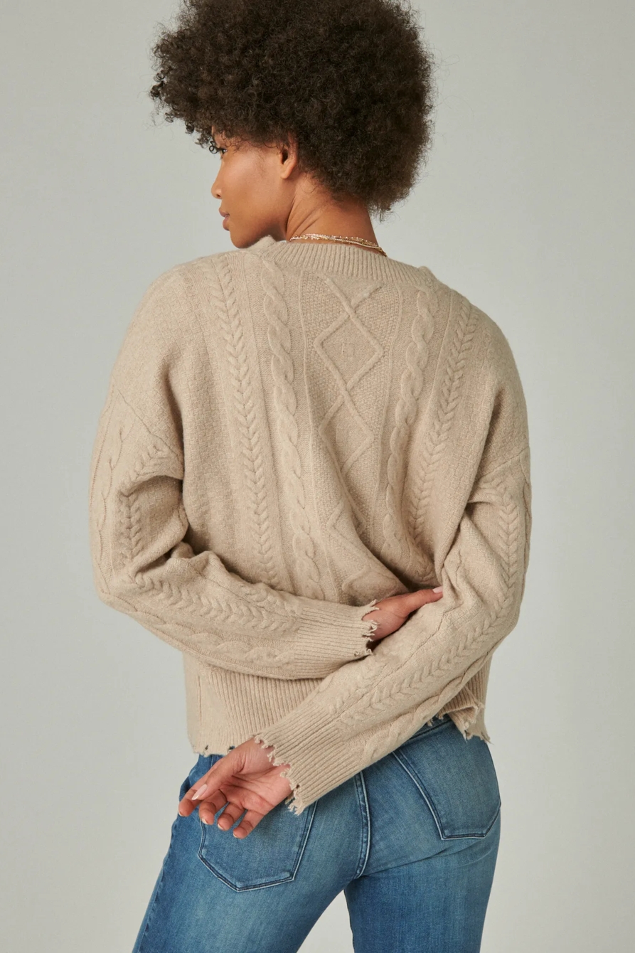CABLE CARDIGAN, image 3