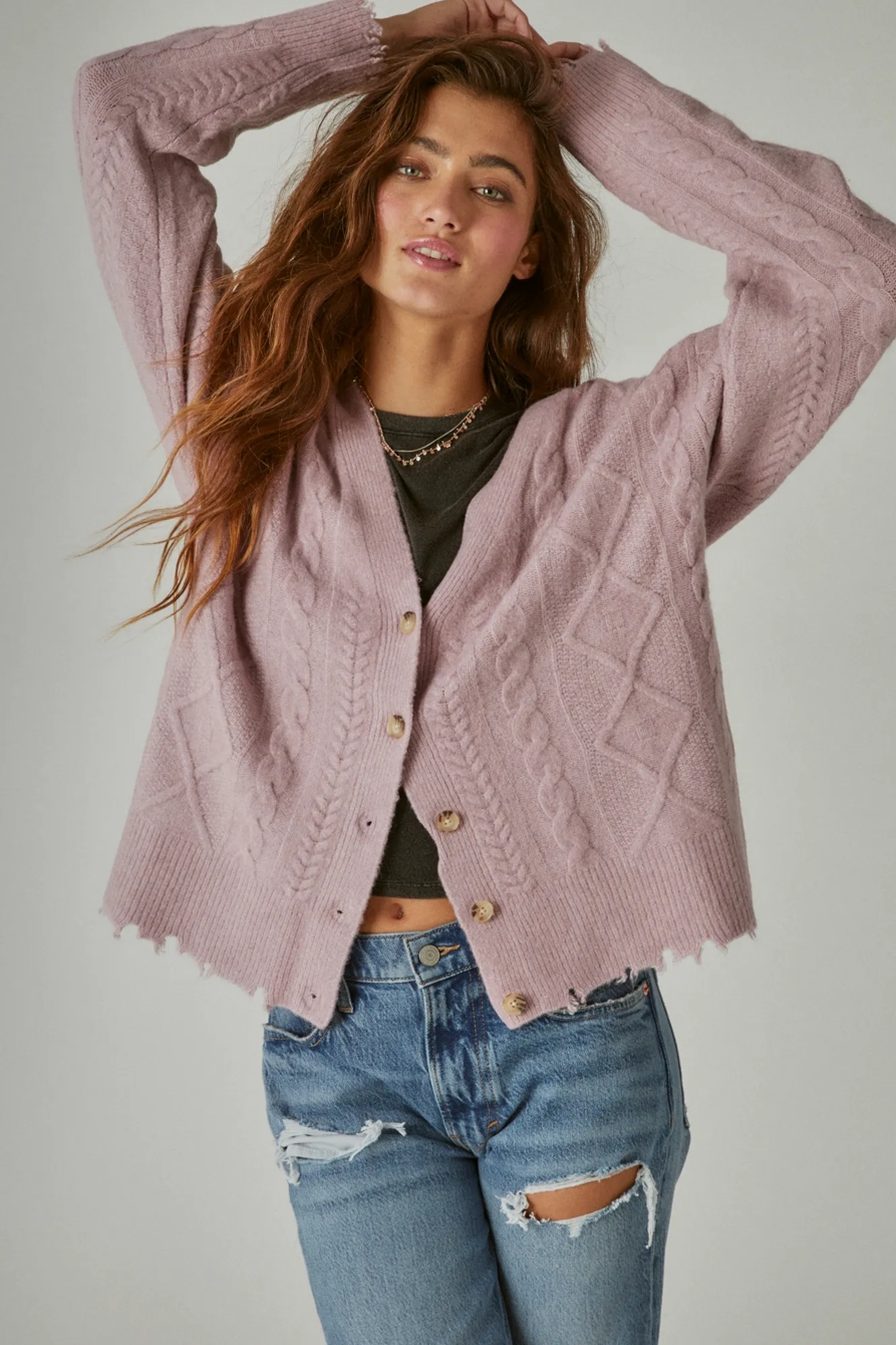 CABLE CARDIGAN, image 1