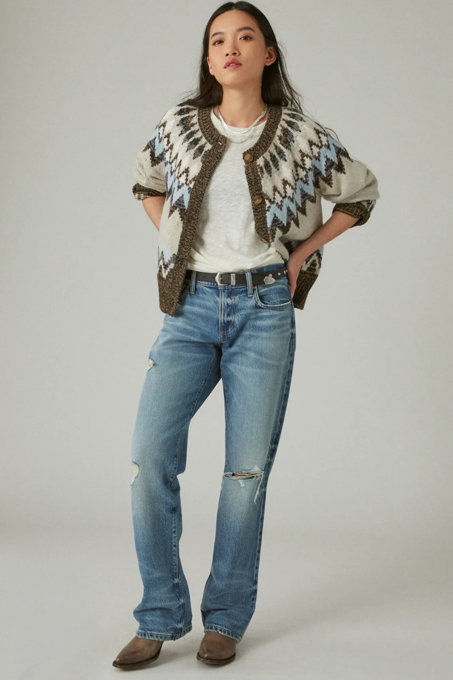 FAIR ISLE CARDIGAN | Lucky Brand FAIR ISLE CARDIGAN | Lucky Brand