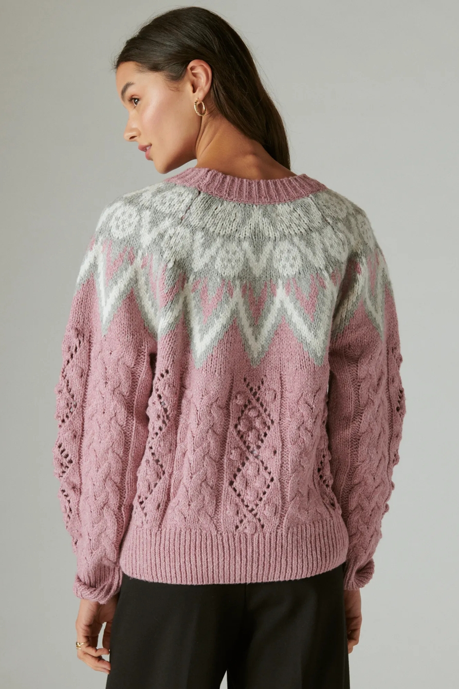 FAIR ISLE SWEATER, image 3