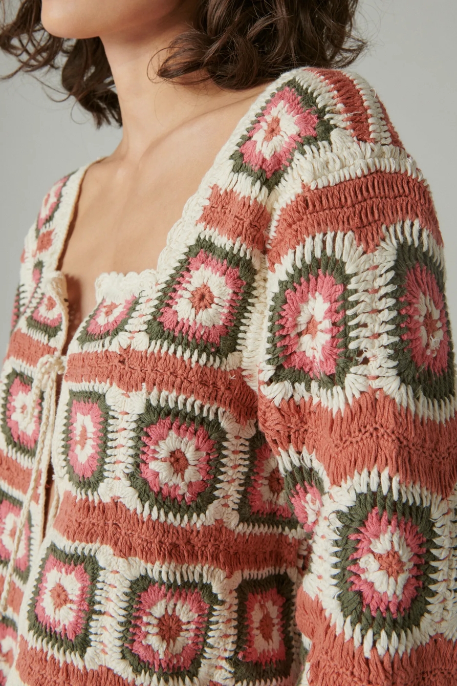 GEO CROCHET CARDIGAN, image 4