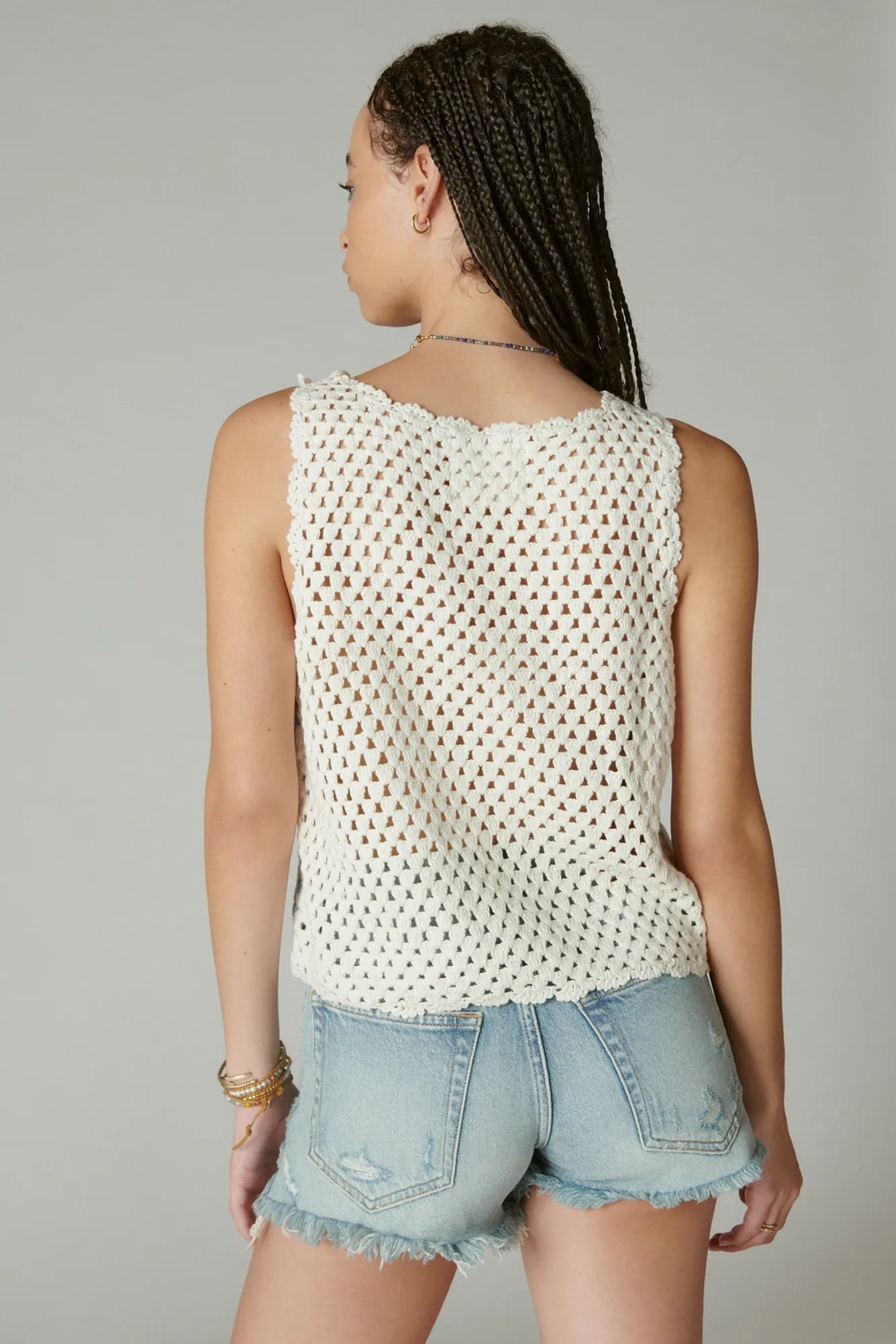 GRANNY SQUARE CROCHET VEST, image 3