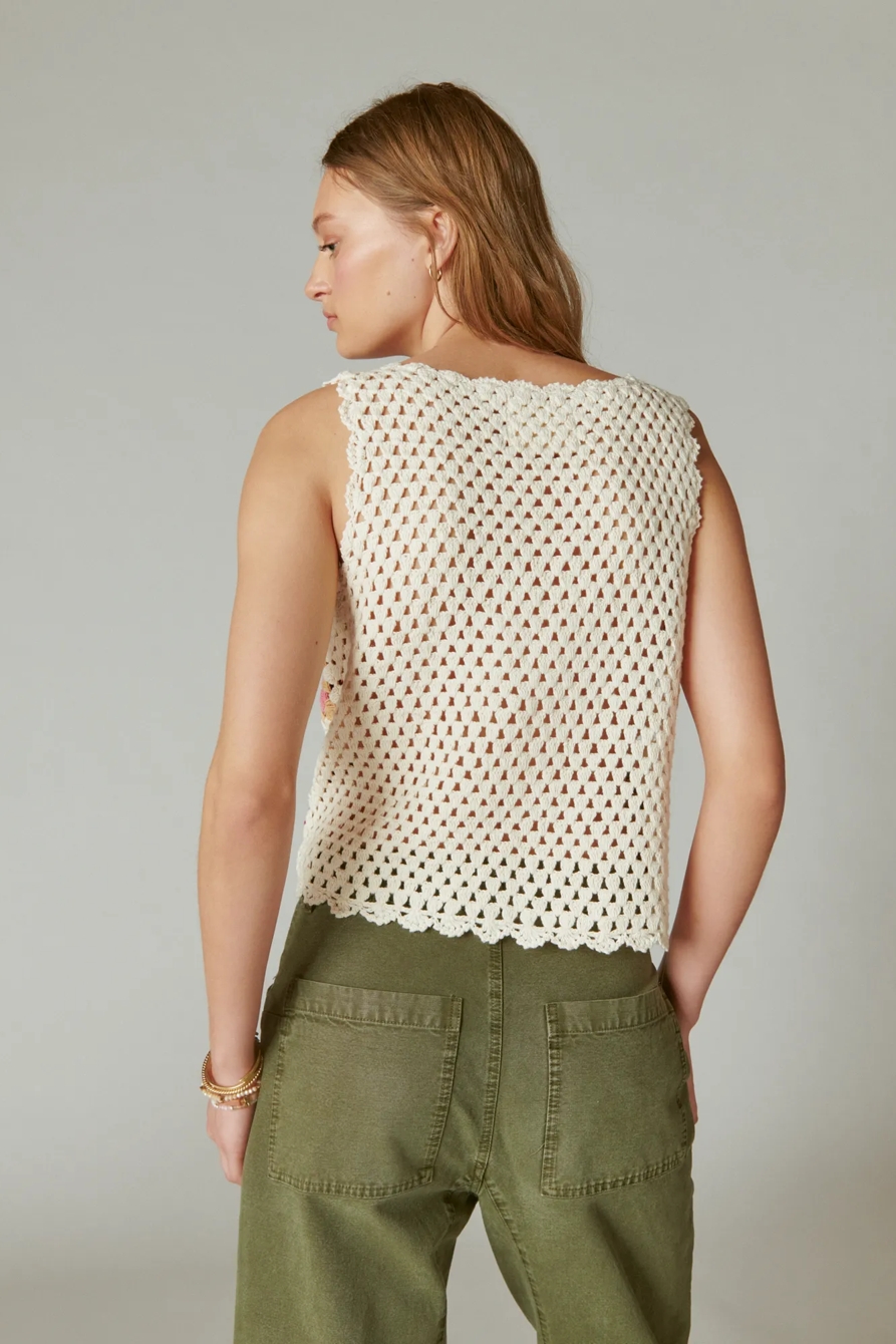 GRANNY SQUARE CROCHET VEST, image 2