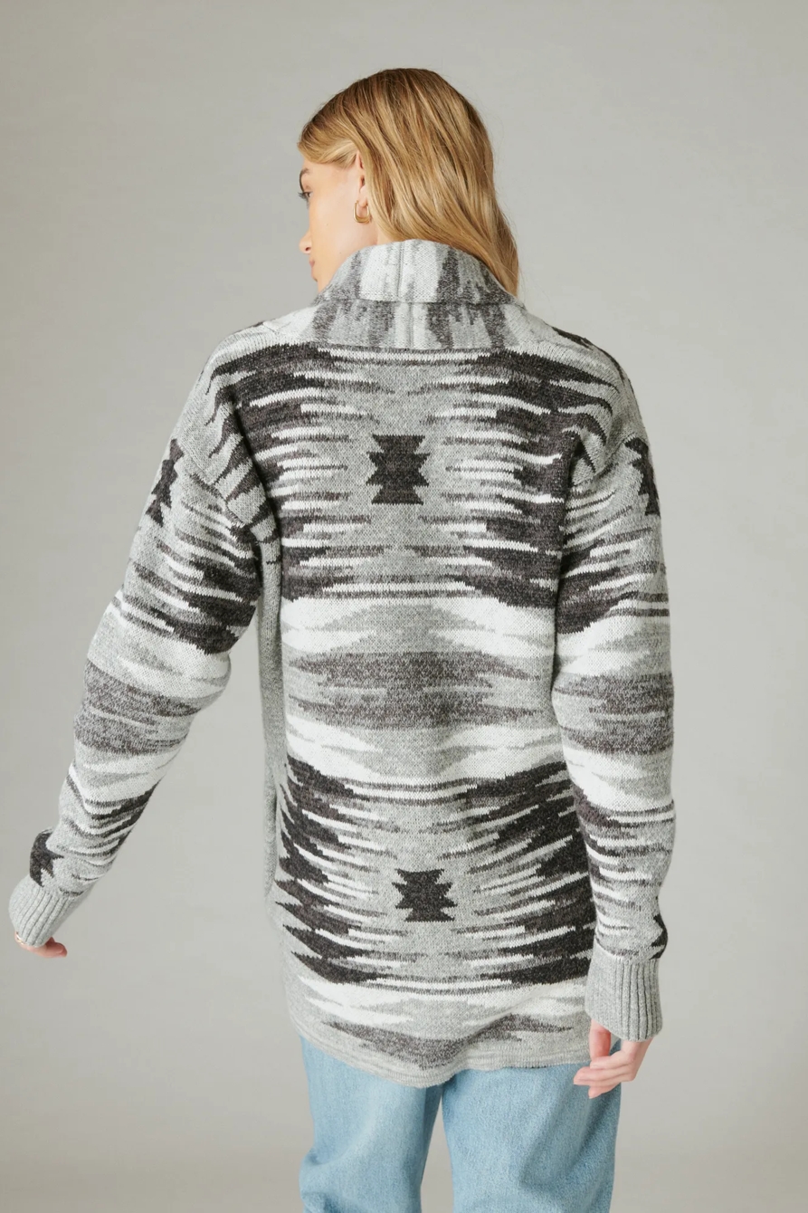 SOUTHWESTERN SWEATER CARDIGAN, image 3