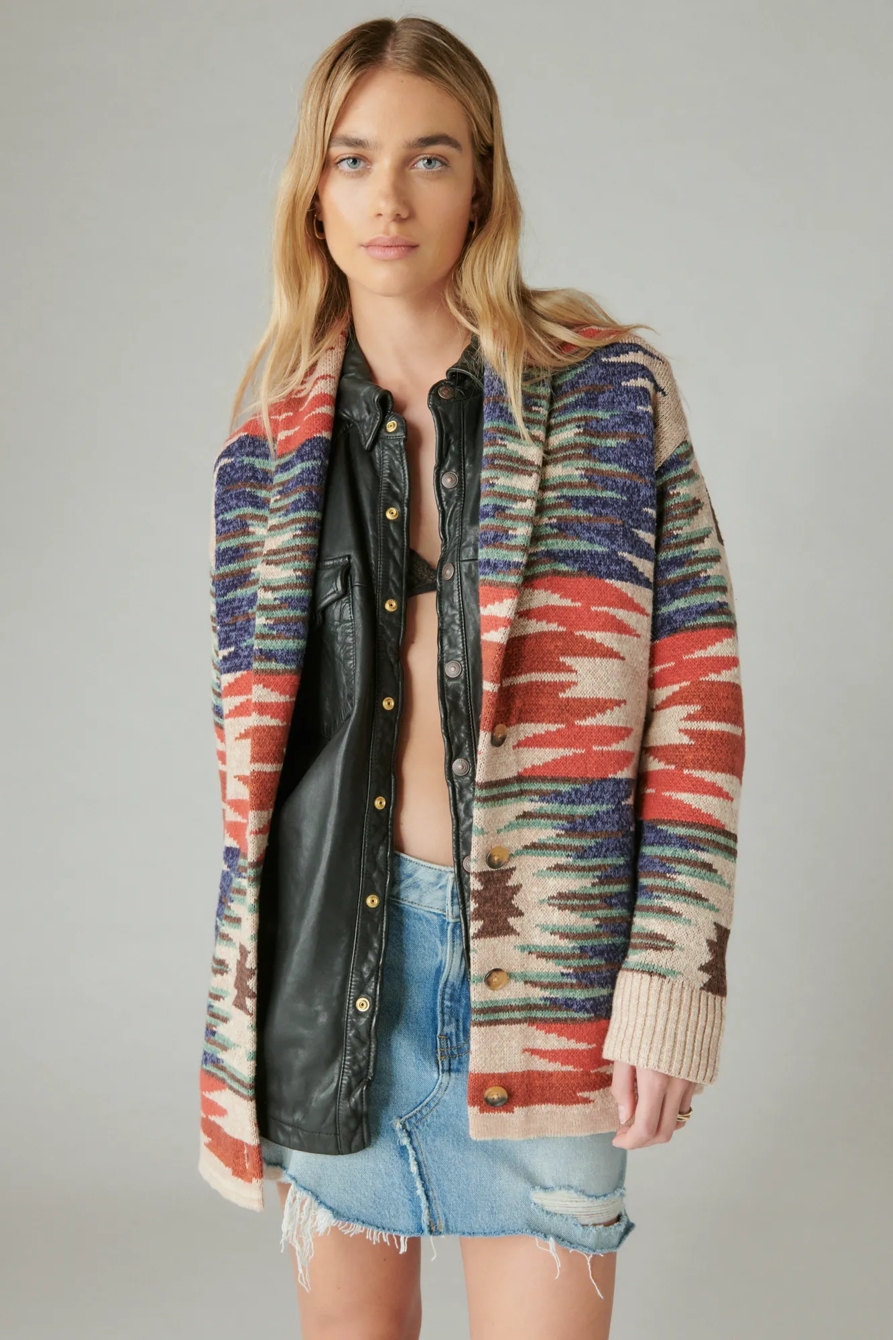 SOUTHWESTERN SWEATER CARDIGAN, image 2