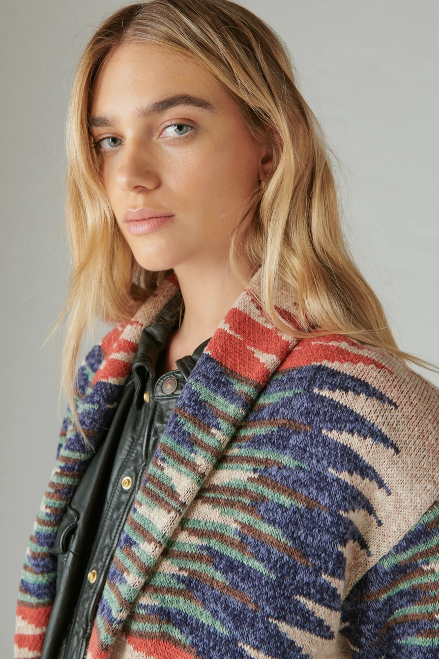 SOUTHWESTERN SWEATER CARDIGAN, image 5