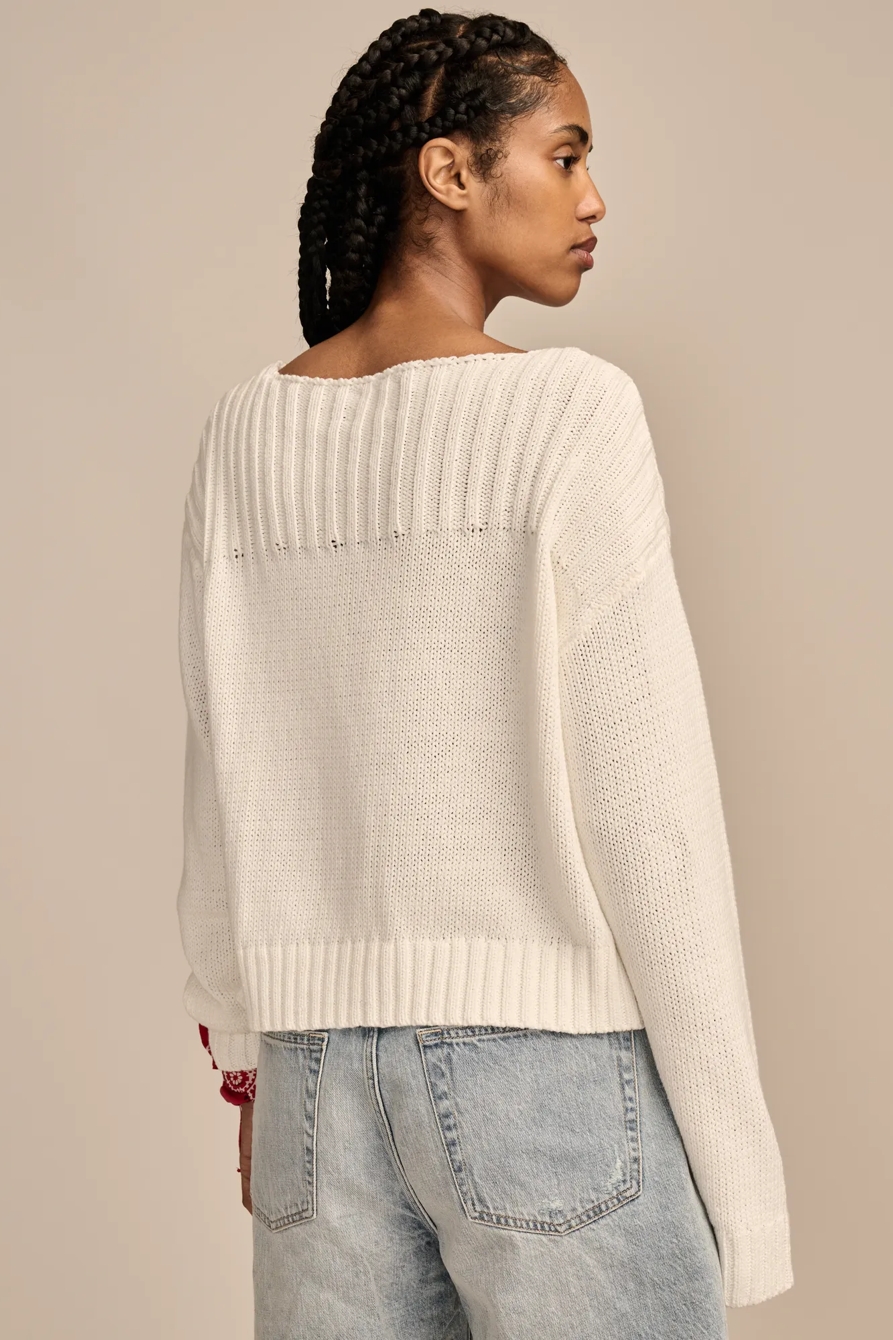 TEXTURED PULLOVER SWEATER, image 5