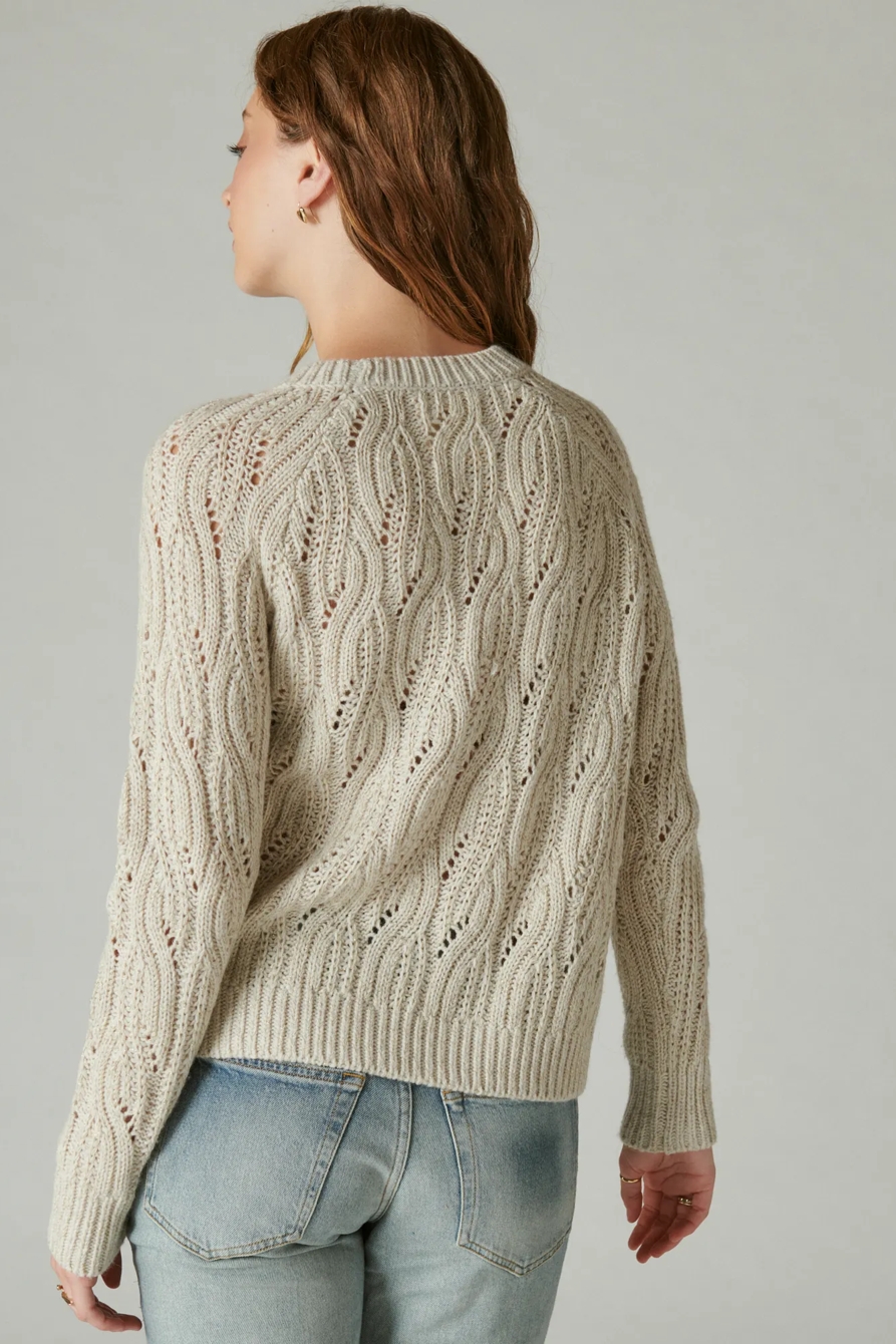 CABLE STITCH SHINE PULLOVER, image 3