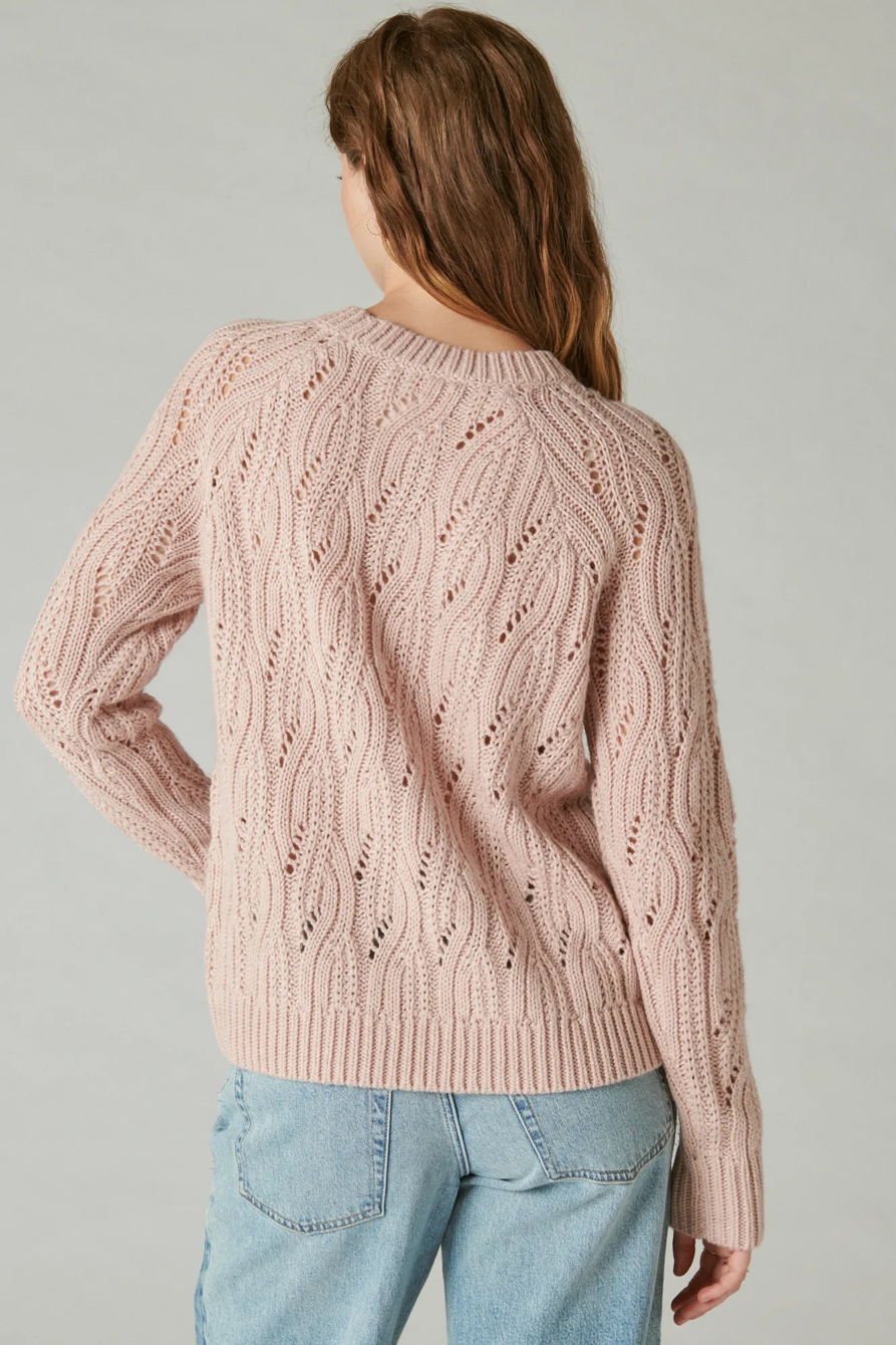 CABLE STITCH SHINE PULLOVER, image 3