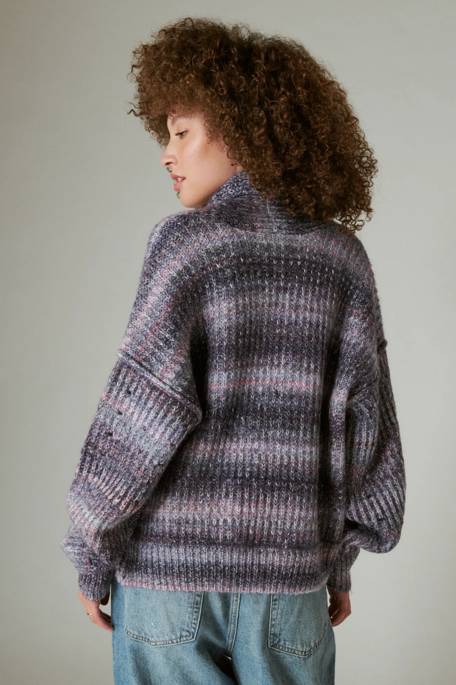 TOGGLE FRONT SPACEDYE CARDIGAN, image 4